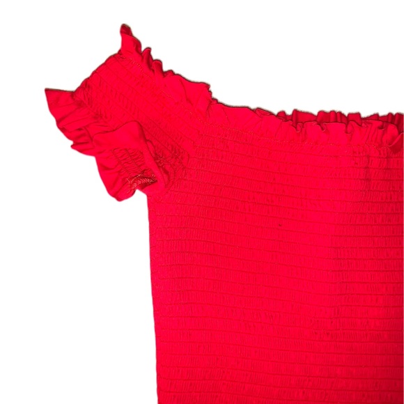 NWOT⚡️Glamorous Bodycon Ruched Detail Ruffle Dress - Picture 4 of 6